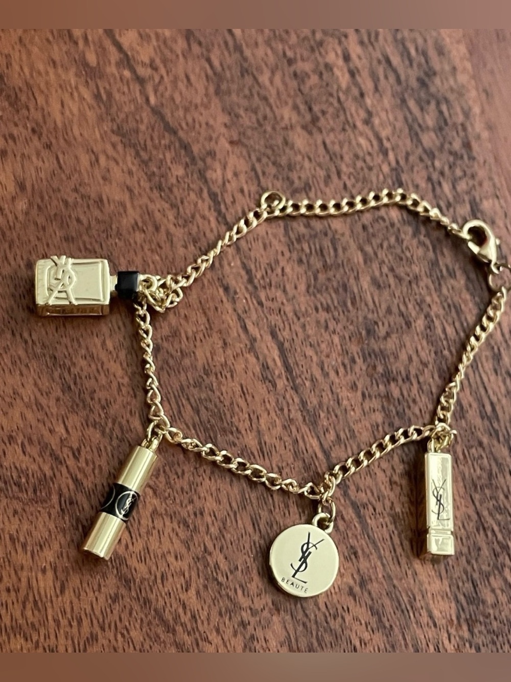 YVES SAINT LAURENT Charm Bracelet & Plumping Lip Oil Gloss Bundle - Picture 4 of 11